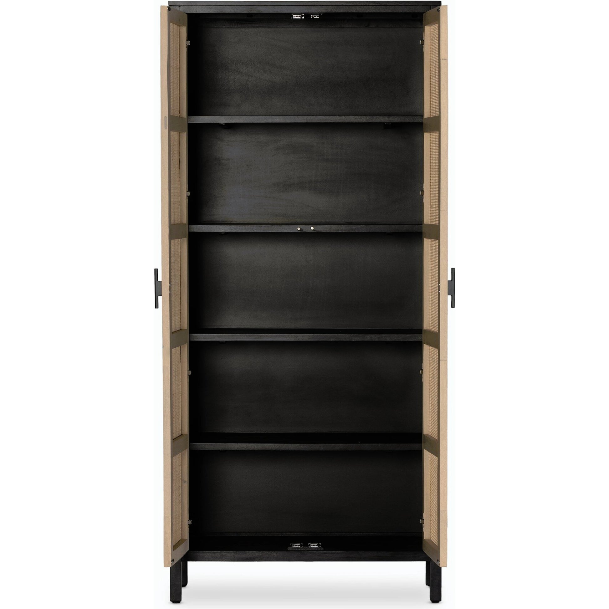 Caprice Tall Cabinet by Four Hands. Made from cane, solid mango in a modern style.
