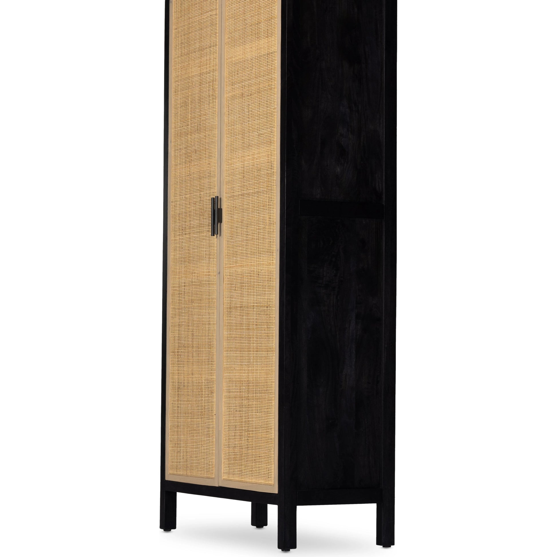 Caprice Tall Cabinet by Four Hands. Made from cane, solid mango in a modern style.
