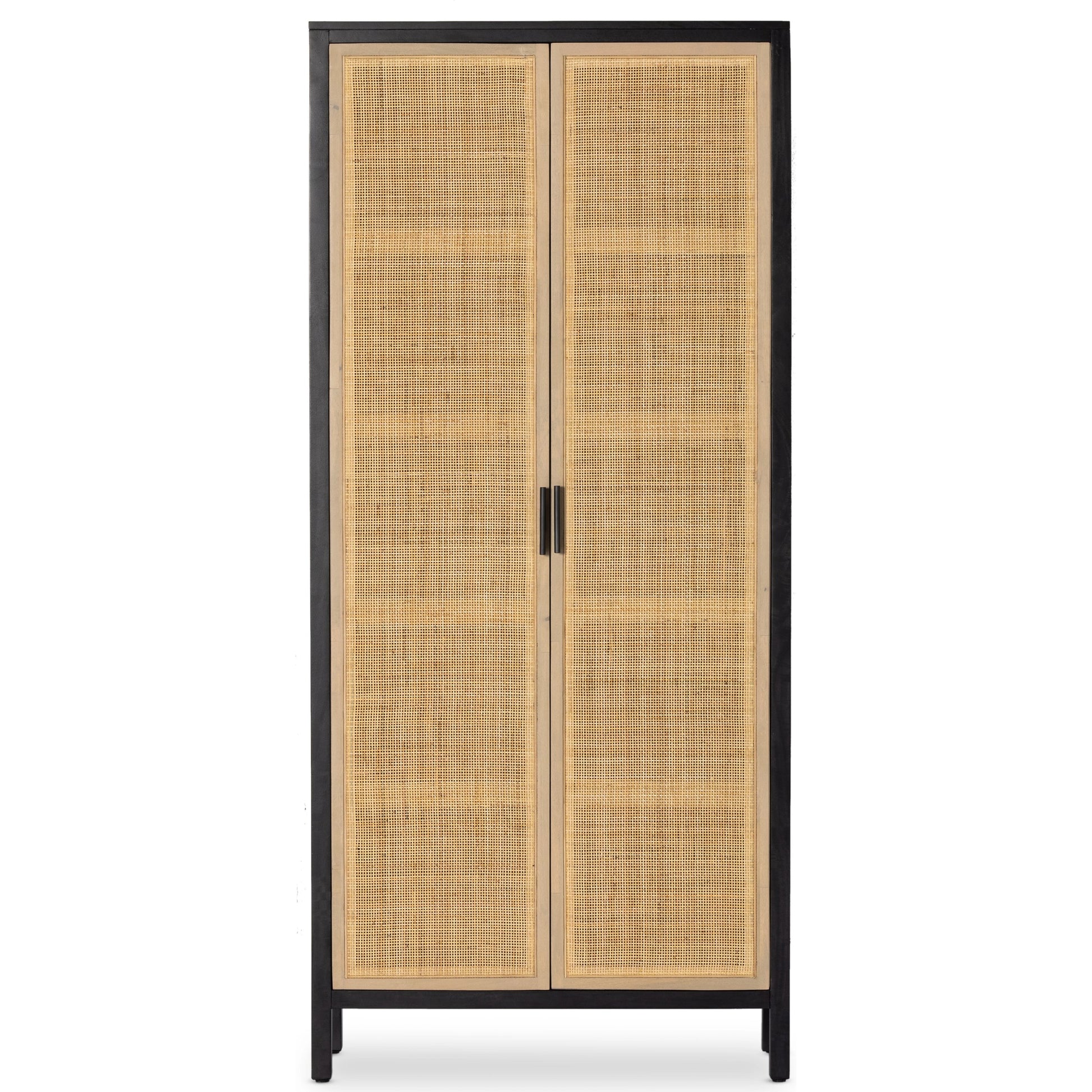 Caprice Tall Cabinet by Four Hands. Made from cane, solid mango in a modern style.