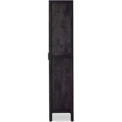 Caprice Tall Cabinet by Four Hands. Made from cane, solid mango in a modern style.
