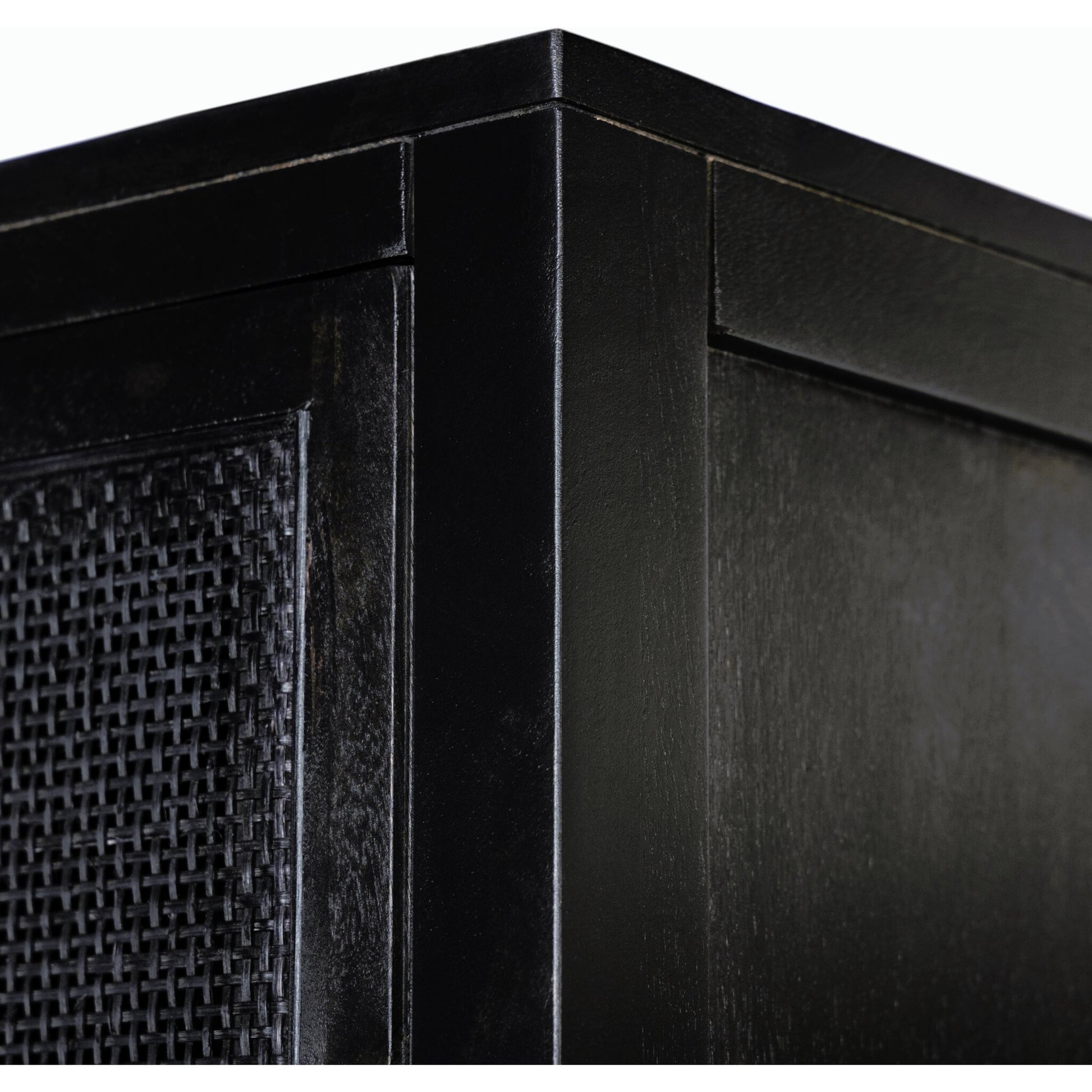 Caprice Tall Cabinet by Four Hands. Made from cane, solid mango in a modern style.