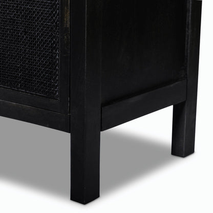 Caprice Tall Cabinet by Four Hands. Made from cane, solid mango in a modern style.