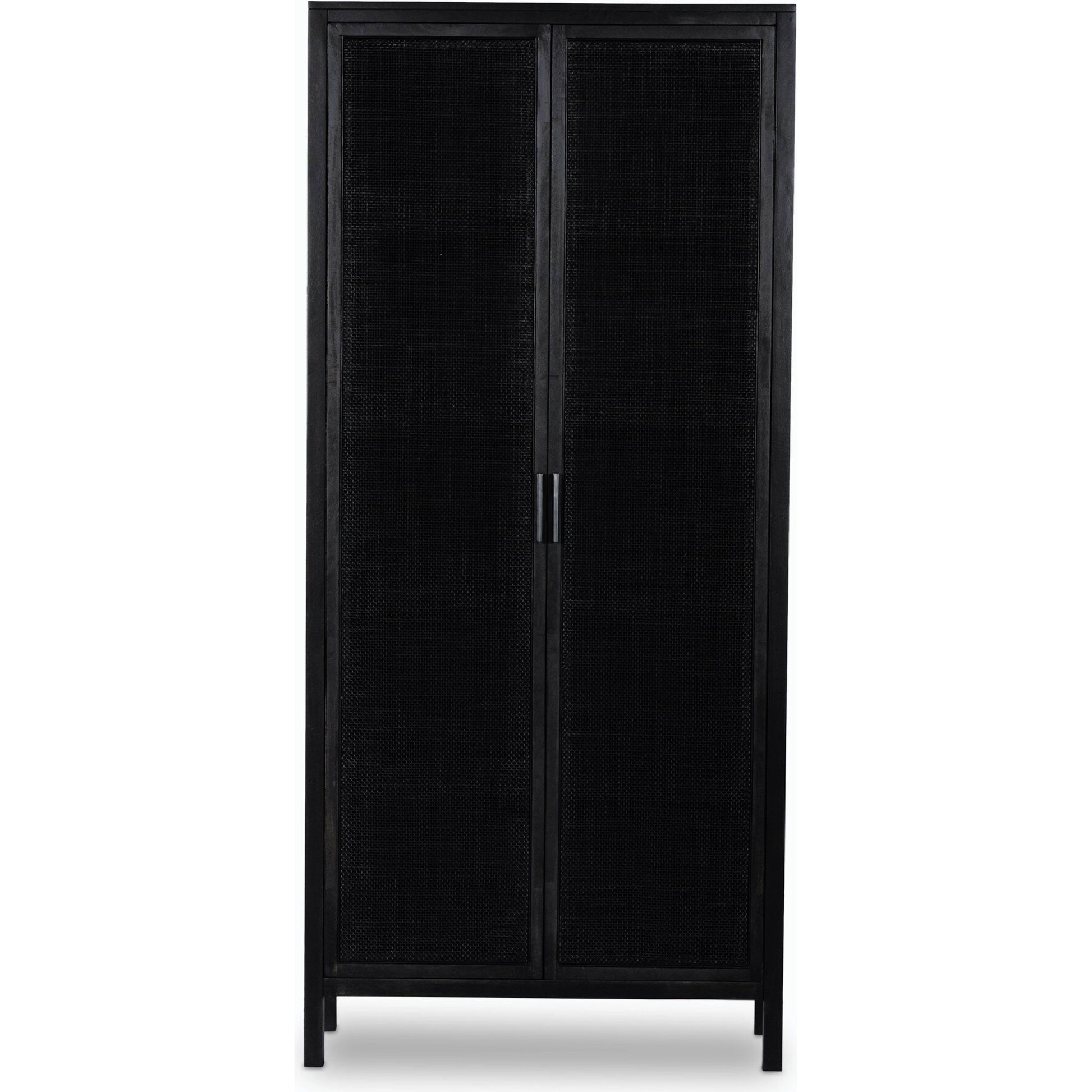 Caprice Tall Cabinet by Four Hands. Made from cane, solid mango in a modern style.