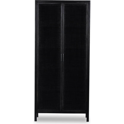 Caprice Tall Cabinet by Four Hands. Made from cane, solid mango in a modern style.