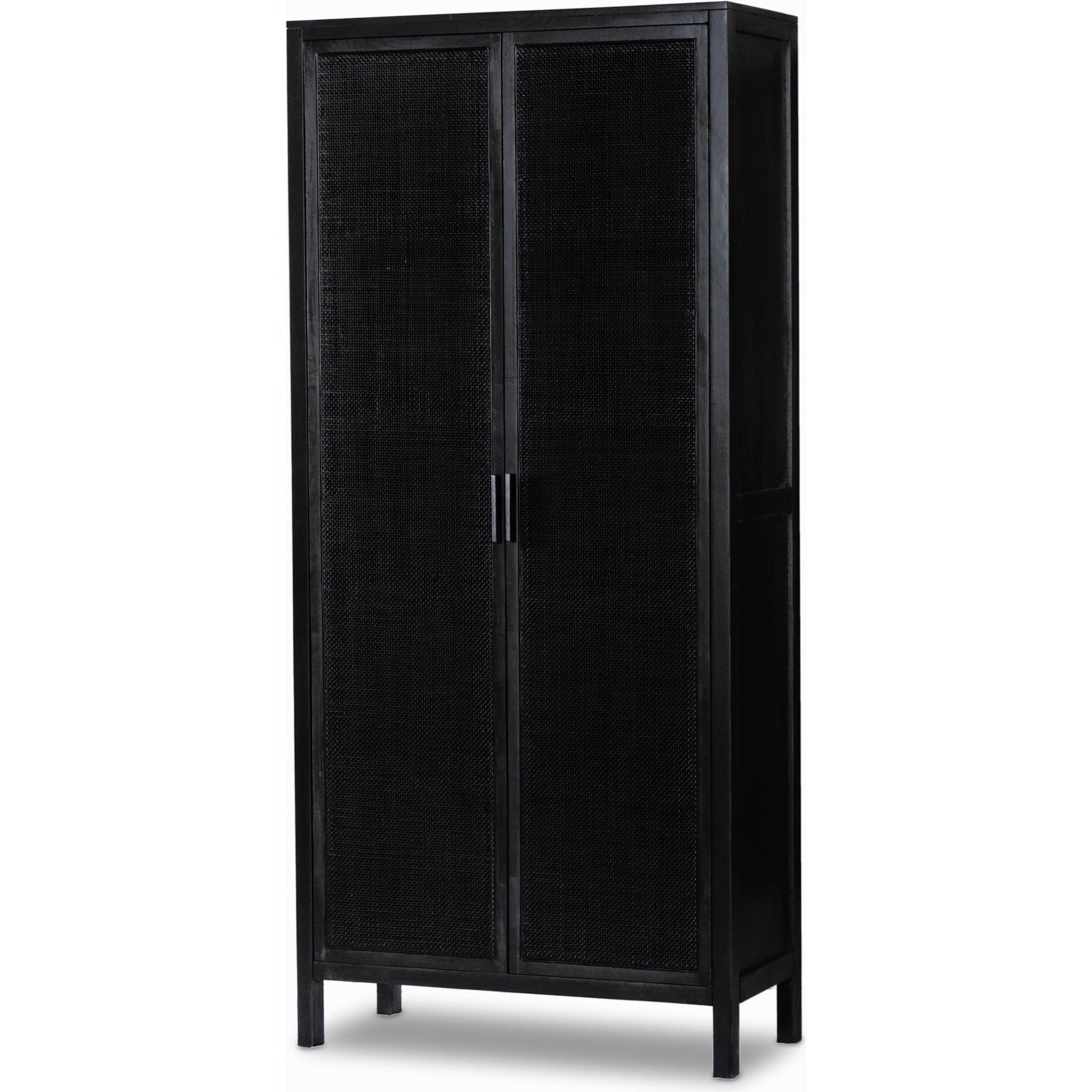 Caprice Tall Cabinet by Four Hands. Made from cane, solid mango in a modern style.