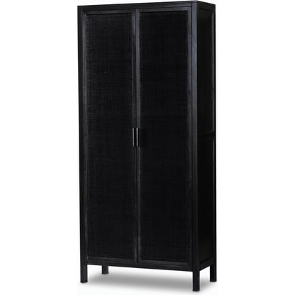 Caprice Tall Cabinet by Four Hands. Made from cane, solid mango in a modern style.