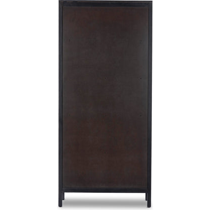 Caprice Tall Cabinet by Four Hands. Made from cane, solid mango in a modern style.