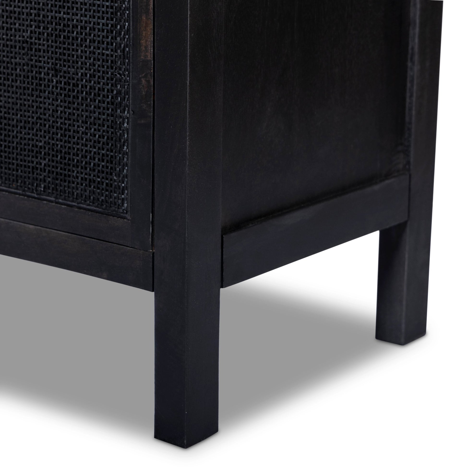 Caprice Tall Cabinet by Four Hands. Made from cane, solid mango in a modern style.