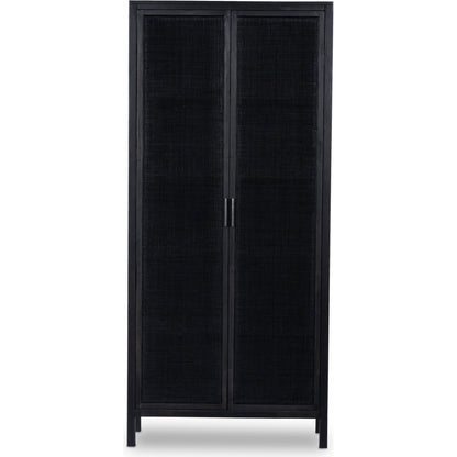 Caprice Tall Cabinet by Four Hands. Made from cane, solid mango in a modern style.