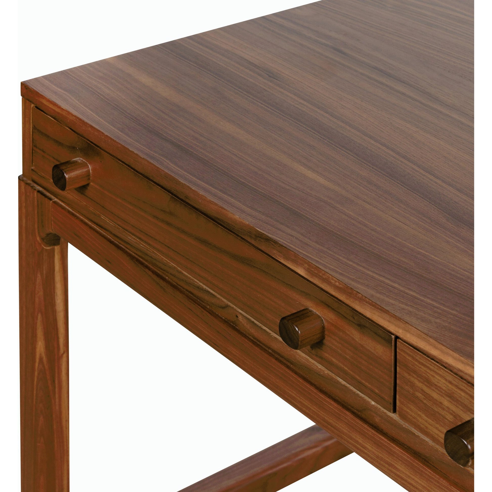 Arturo Desk by Four Hands in natural walnut. Made from solid walnut, walnut veneer in a modern style.