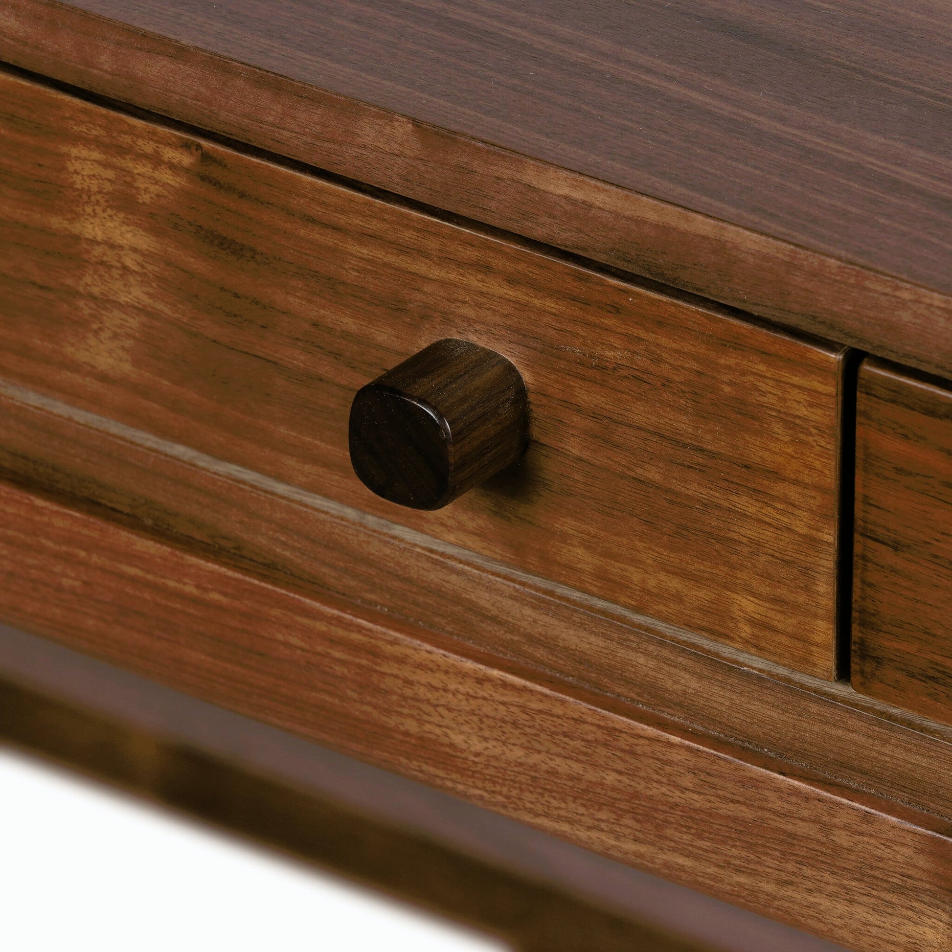 Arturo Desk by Four Hands in natural walnut. Made from solid walnut, walnut veneer in a modern style.