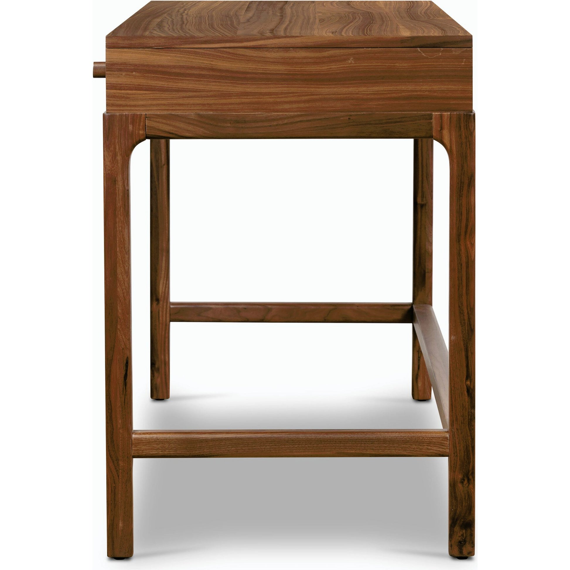Arturo Desk by Four Hands in natural walnut. Made from solid walnut, walnut veneer in a modern style.