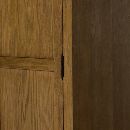 Tolle Panel Door Cabinet by Four Hands. Made from solid oak, oak veneer, iron in a modern style.