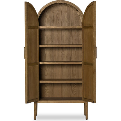 Tolle Panel Door Cabinet by Four Hands. Made from solid oak, oak veneer, iron in a modern style.
