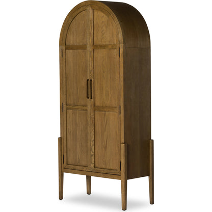 Tolle Panel Door Cabinet by Four Hands. Made from solid oak, oak veneer, iron in a modern style.
