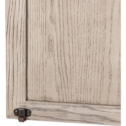 Tolle Panel Door Cabinet by Four Hands. Made from solid oak, oak veneer, iron in a modern style.