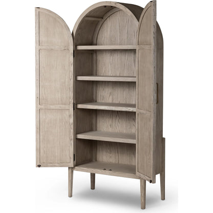 Tolle Panel Door Cabinet by Four Hands. Made from solid oak, oak veneer, iron in a modern style.