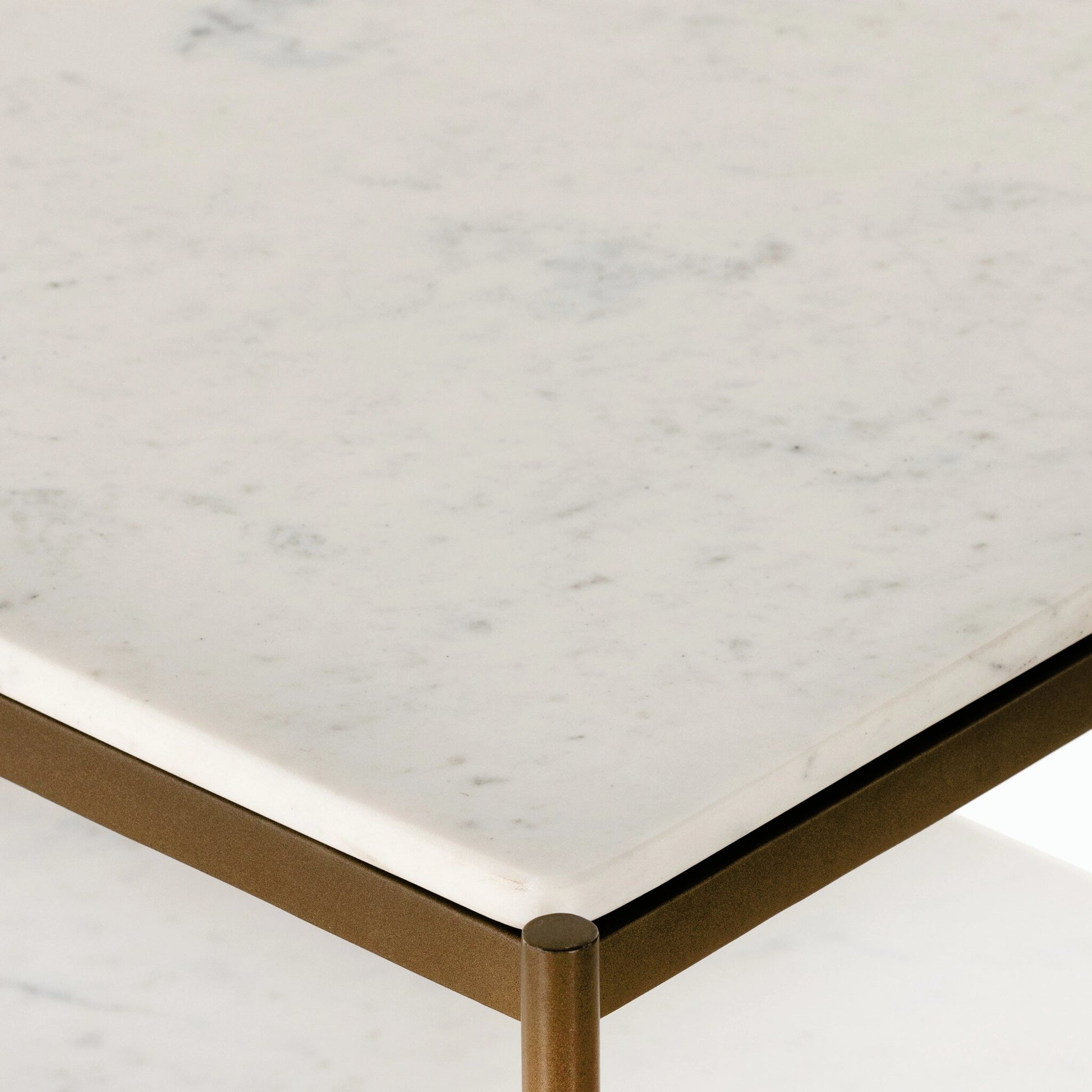 Felix Large Nightstand by Four Hands. Made from iron, solid marble in a modern style.