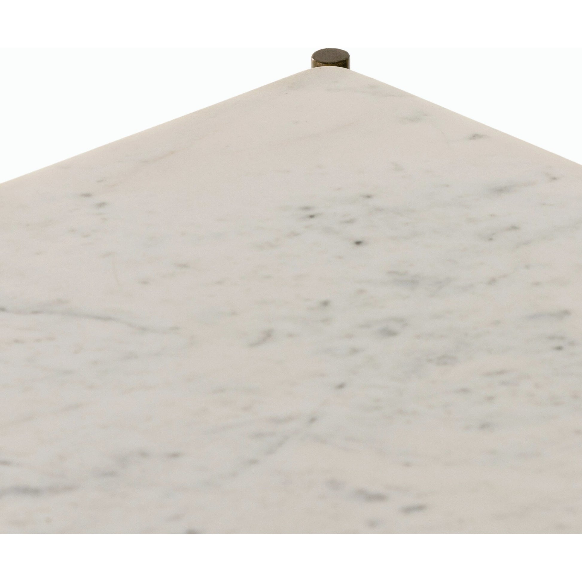 Felix Large Nightstand by Four Hands. Made from iron, solid marble in a modern style.