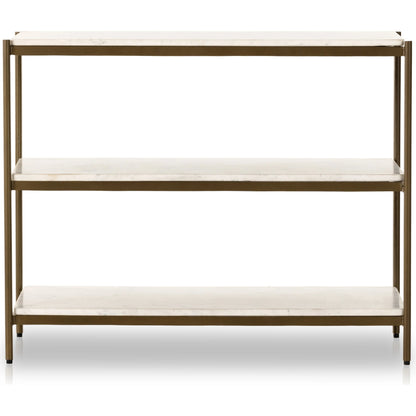 Felix Large Nightstand by Four Hands. Made from iron, solid marble in a modern style.
