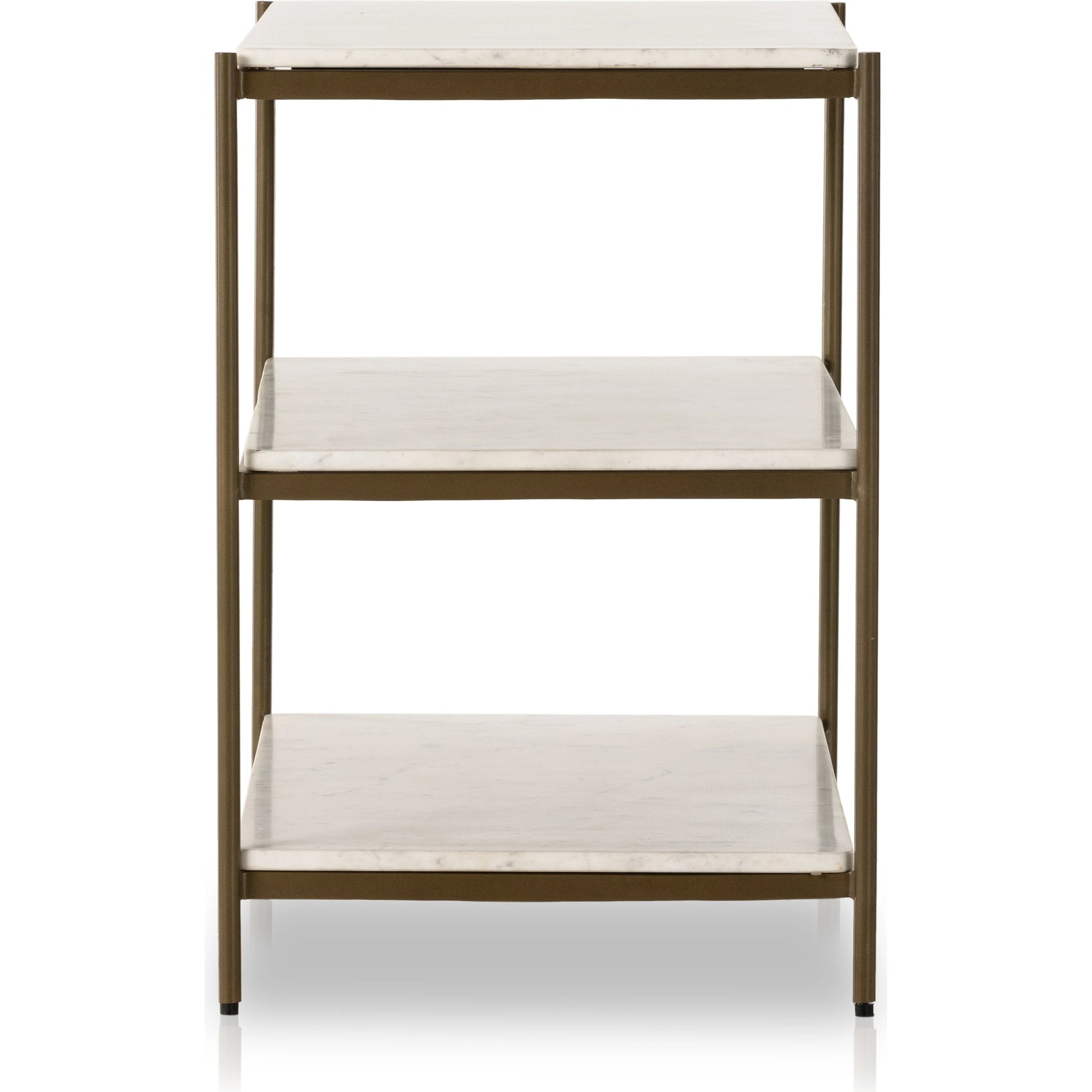 Felix Large Nightstand by Four Hands. Made from iron, solid marble in a modern style.