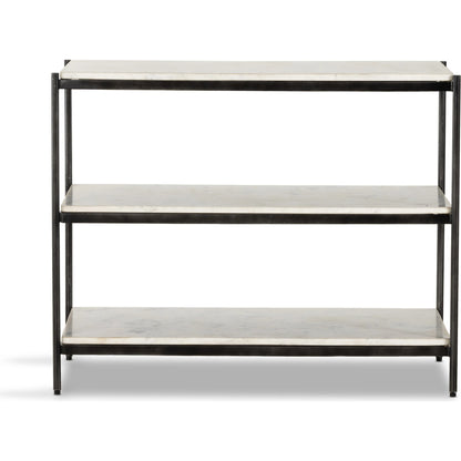 Felix Large Nightstand by Four Hands. Made from iron, solid marble in a modern style.