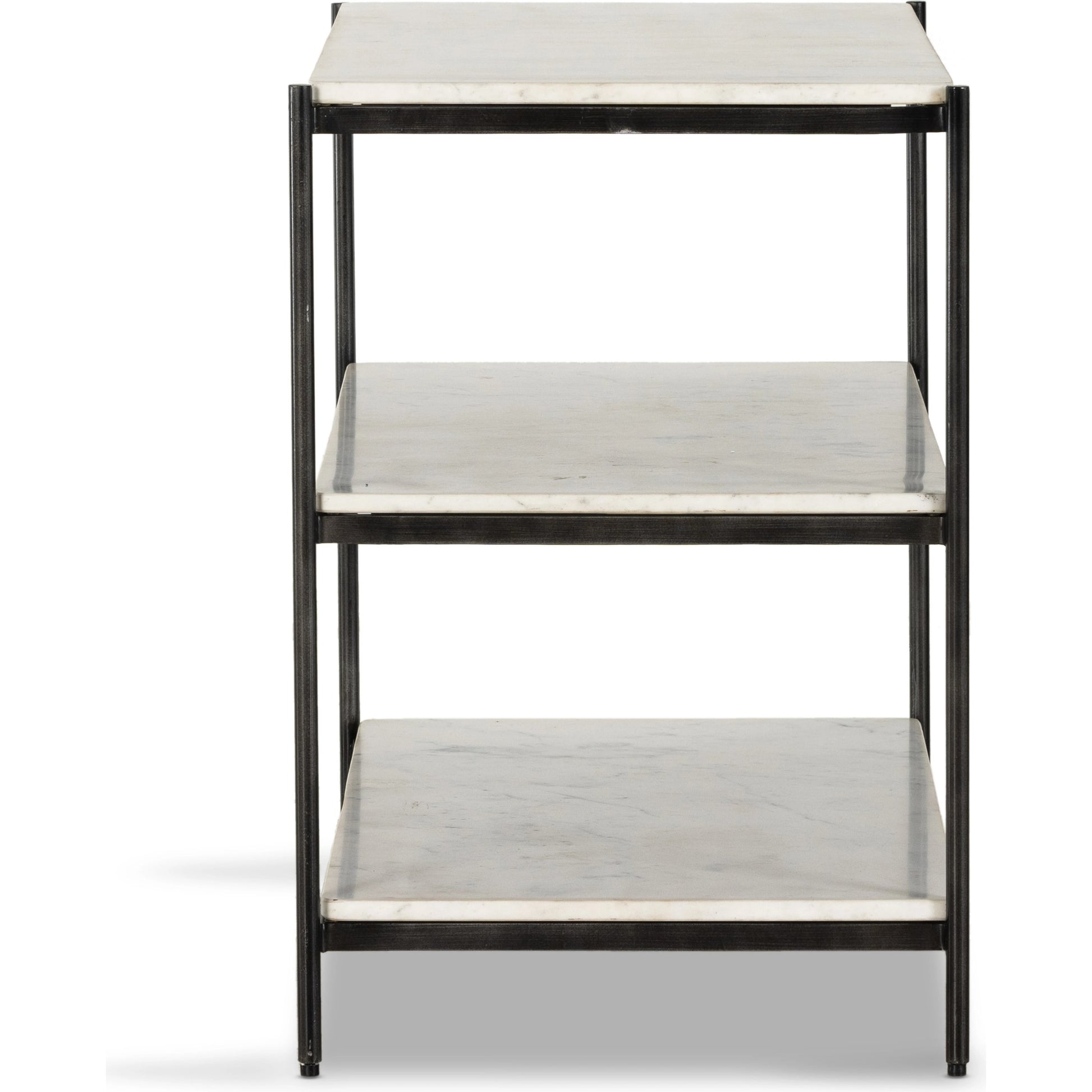 Felix Large Nightstand by Four Hands. Made from iron, solid marble in a modern style.