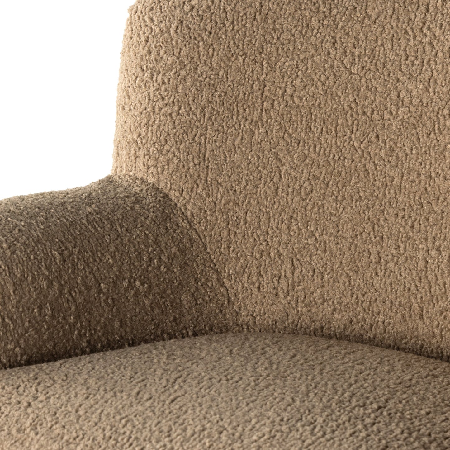016 SI-1902884 | Additional Silo | Kadon Chair by Four Hands in sheepskin camel, almond. Made from 100% polyester, solid parawood, 100% polypropylene in a transitional style.
