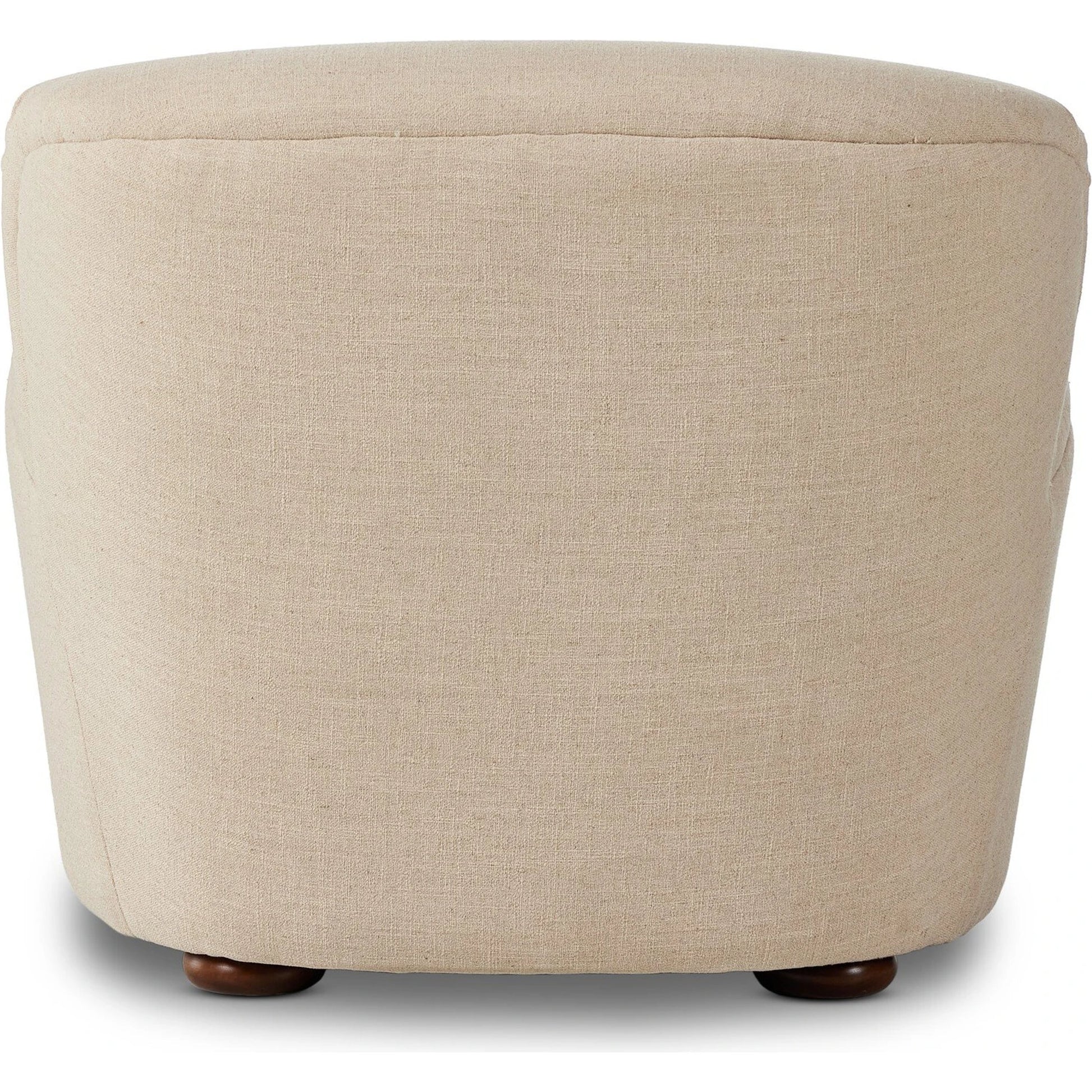 Kadon Chair by Four Hands in sheepskin camel, almond. Made from 100% polyester, solid parawood, 100% polypropylene in a transitional style.