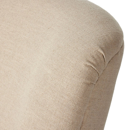 Kadon Chair by Four Hands in sheepskin camel, almond. Made from 100% polyester, solid parawood, 100% polypropylene in a transitional style.