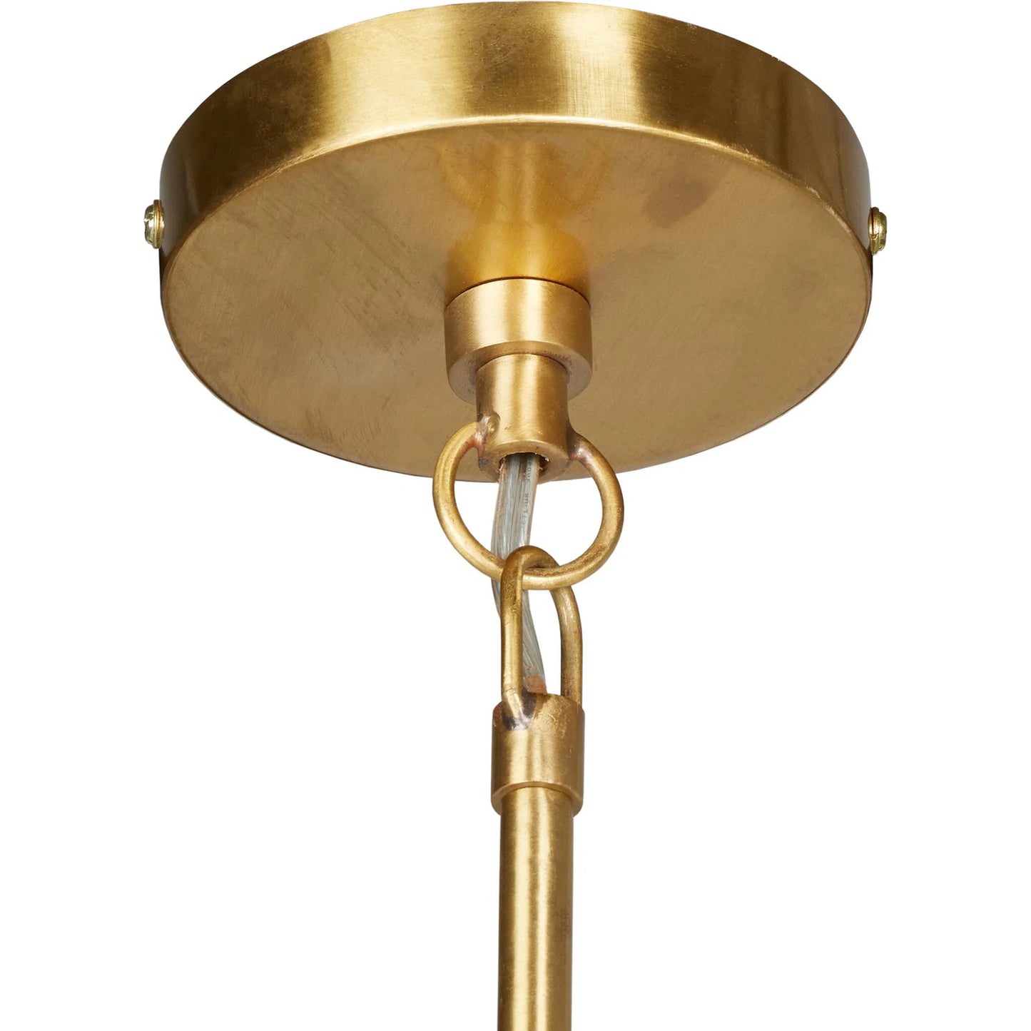 012 SI-2320312 | Closeup | Walton Pendant by Four Hands. Made from aluminum, brass in a modern style.