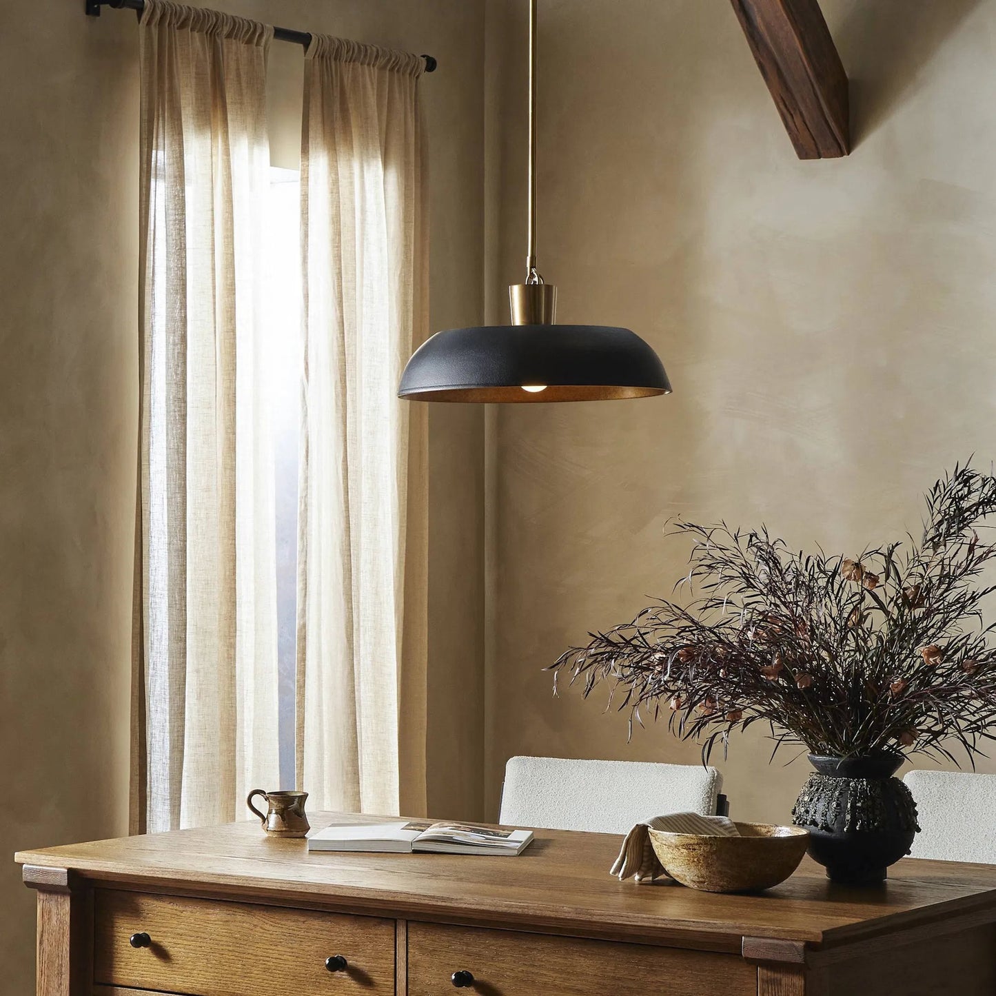 015 SI-2320312 | Lifestyle | Walton Pendant by Four Hands. Made from aluminum, brass in a modern style.