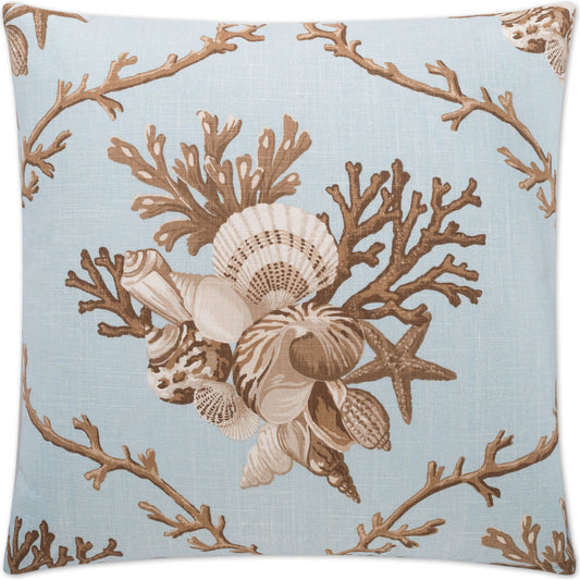 Shelldon by DV Kap Home. Made from 55% linen, 45% rayon in a coastal style.