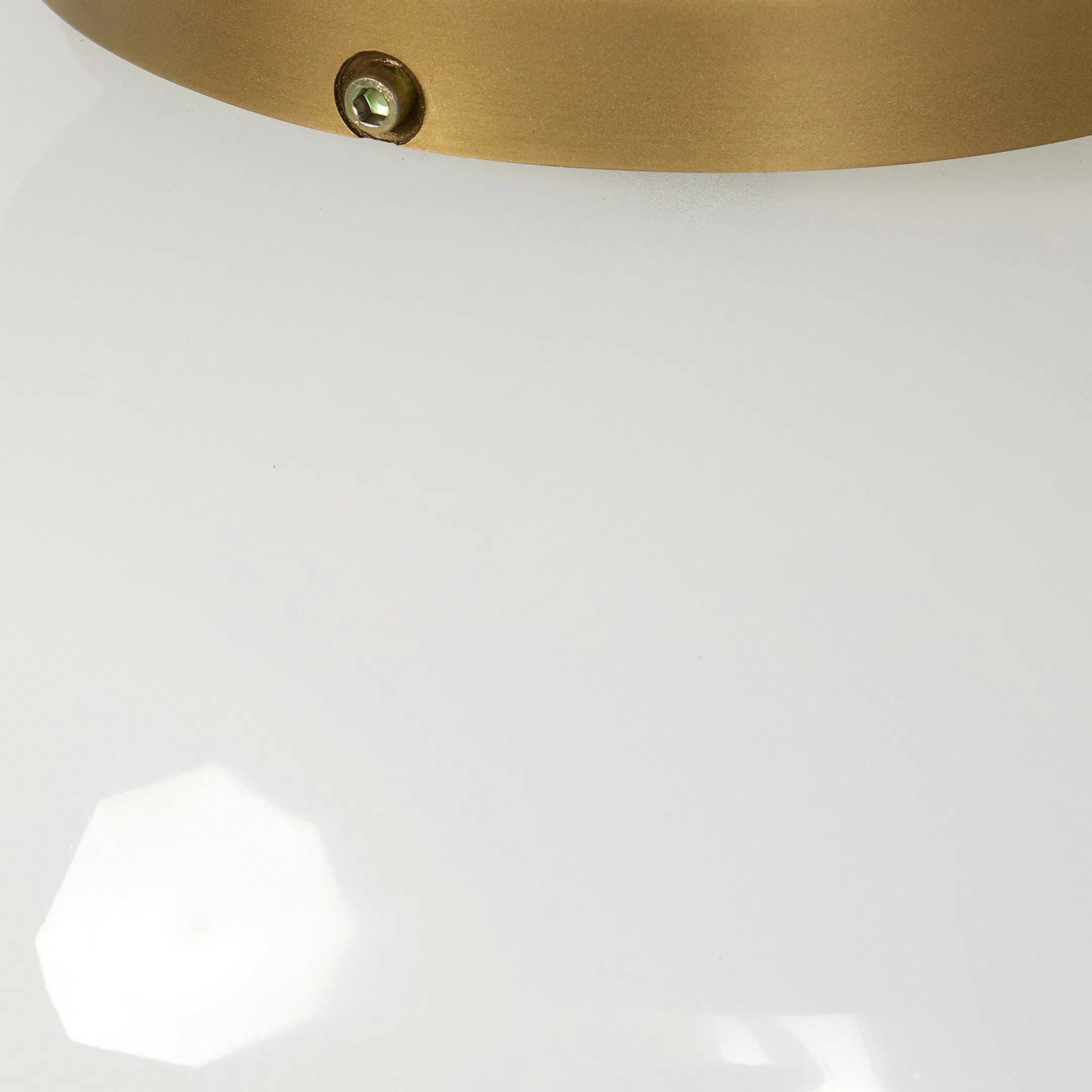 Evelie Pendant by Four Hands in painted glass, light antique brass. Made from glass, iron in a unique style.