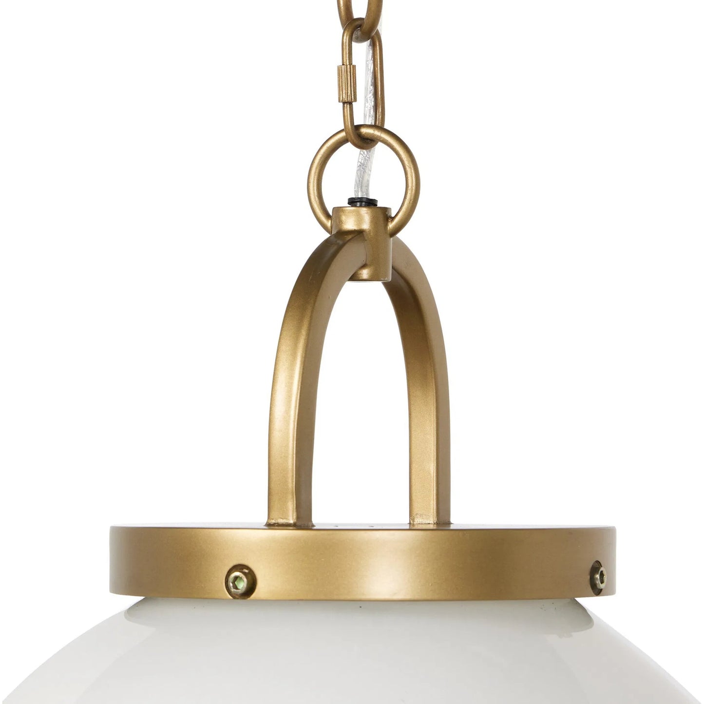 007 SI-2635302 | Closeup | Evelie Pendant by Four Hands in painted glass, light antique brass. Made from glass, iron in a unique style.