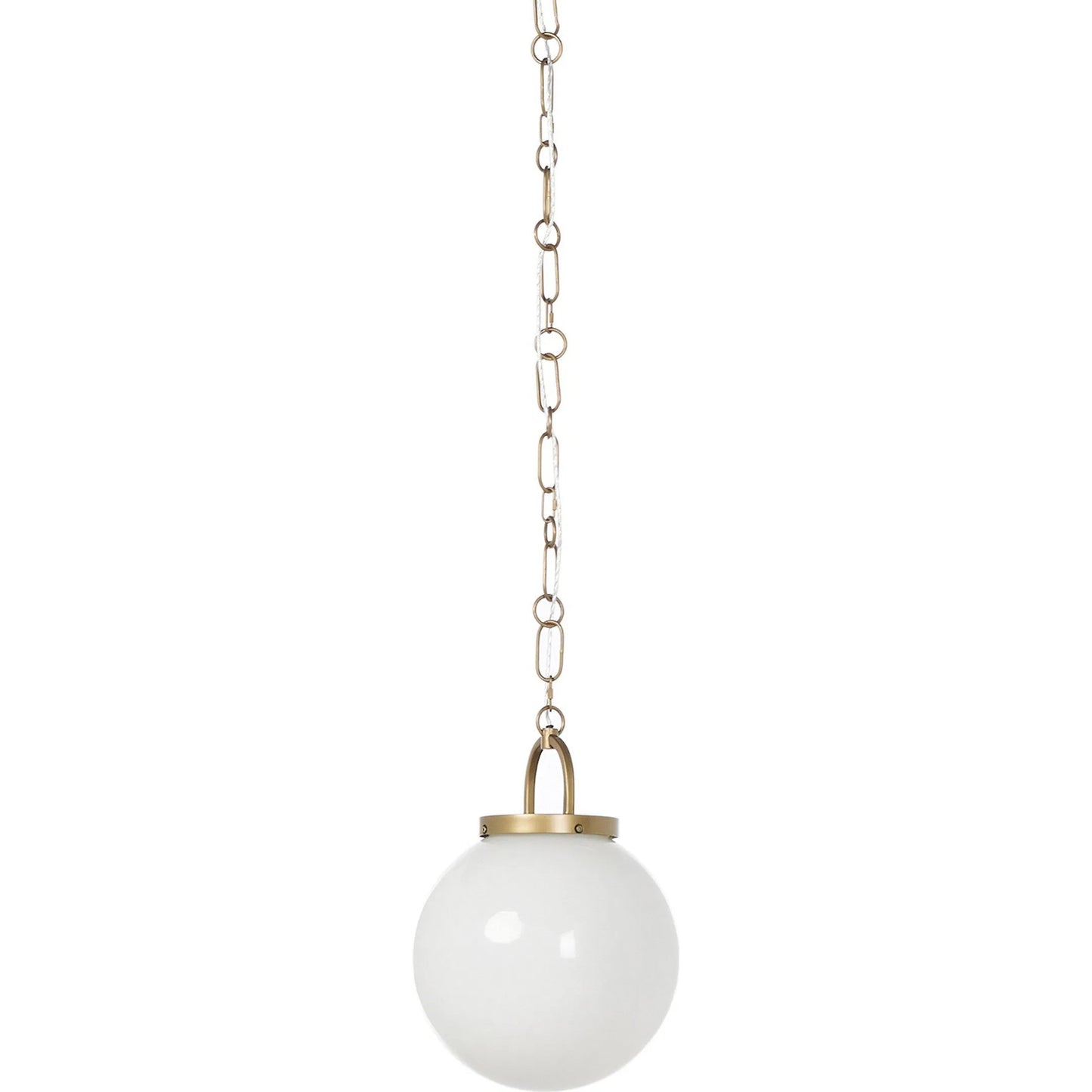 000 SI-2635302 | Primary Silo | Evelie Pendant by Four Hands in painted glass, light antique brass. Made from glass, iron in a unique style.