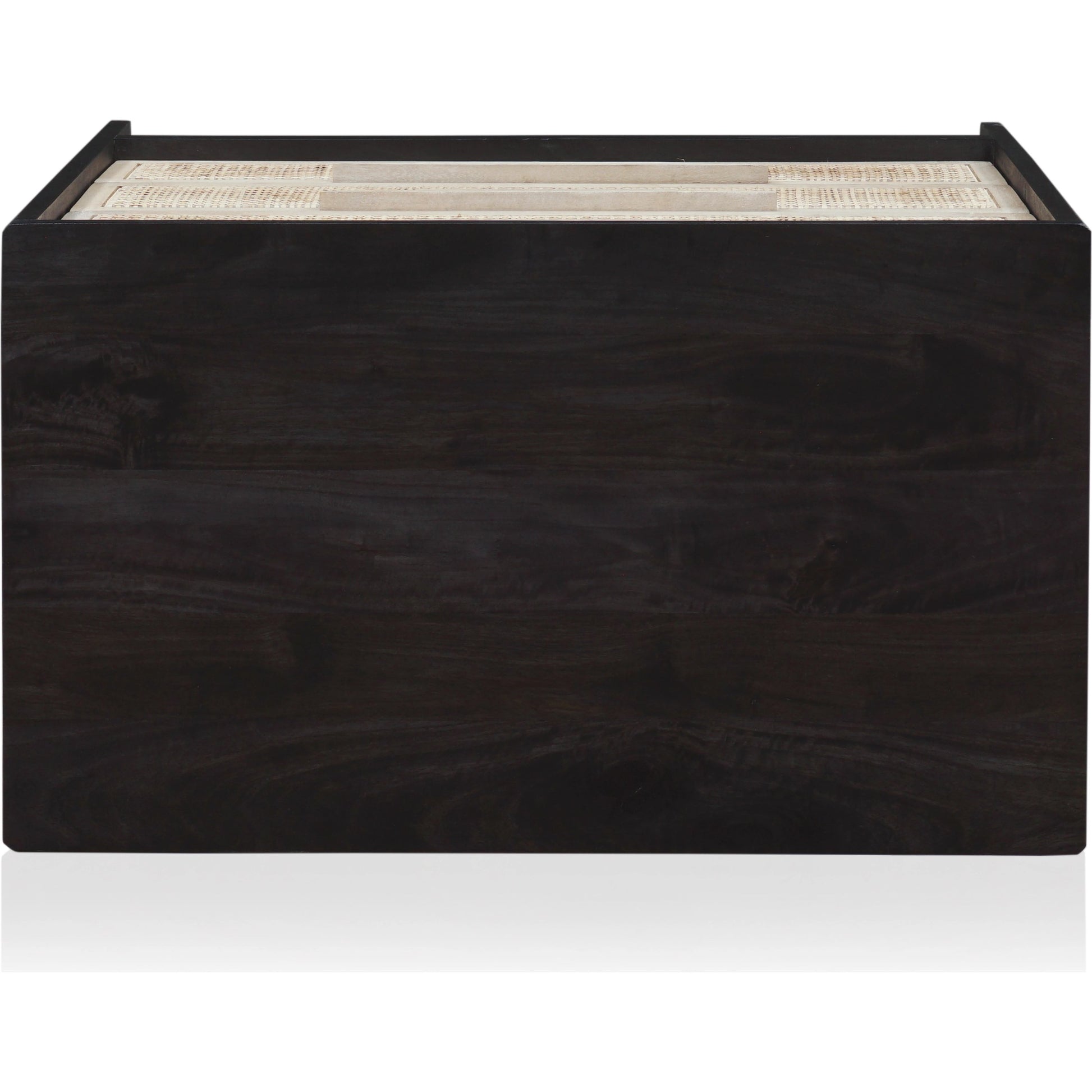 Sydney Large Nightstand by Four Hands. Made from solid mango, cane in a modern style.
