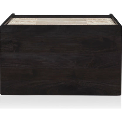 Sydney Large Nightstand by Four Hands. Made from solid mango, cane in a modern style.
