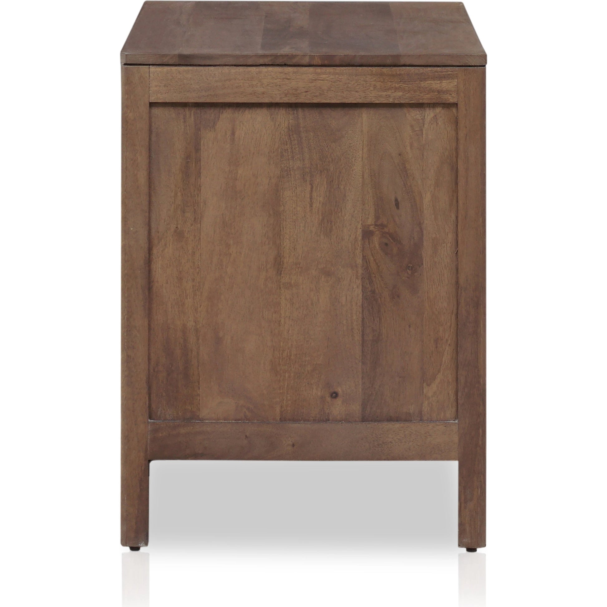 Sydney Large Nightstand by Four Hands. Made from solid mango, cane in a modern style.
