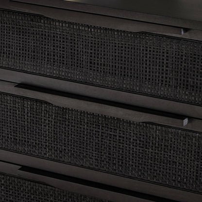 Sydney Large Nightstand by Four Hands. Made from solid mango, cane in a modern style.