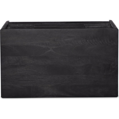 Sydney Large Nightstand by Four Hands. Made from solid mango, cane in a modern style.