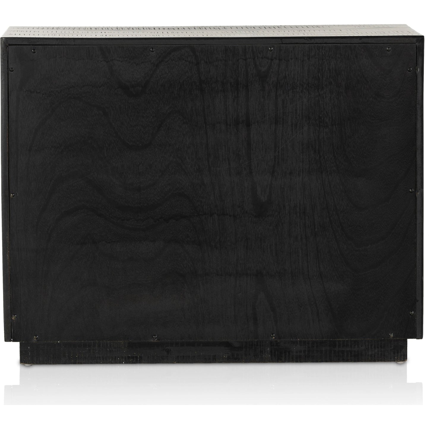 010 SI-1977833 | Additional Silo | Suki Large Nightstand by Four Hands in burnished black. Made from resawn mixed wood in a modern style.