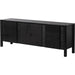 Pollard Media Console by Four Hands. Made from oak veneer, solid oak in a modern style.