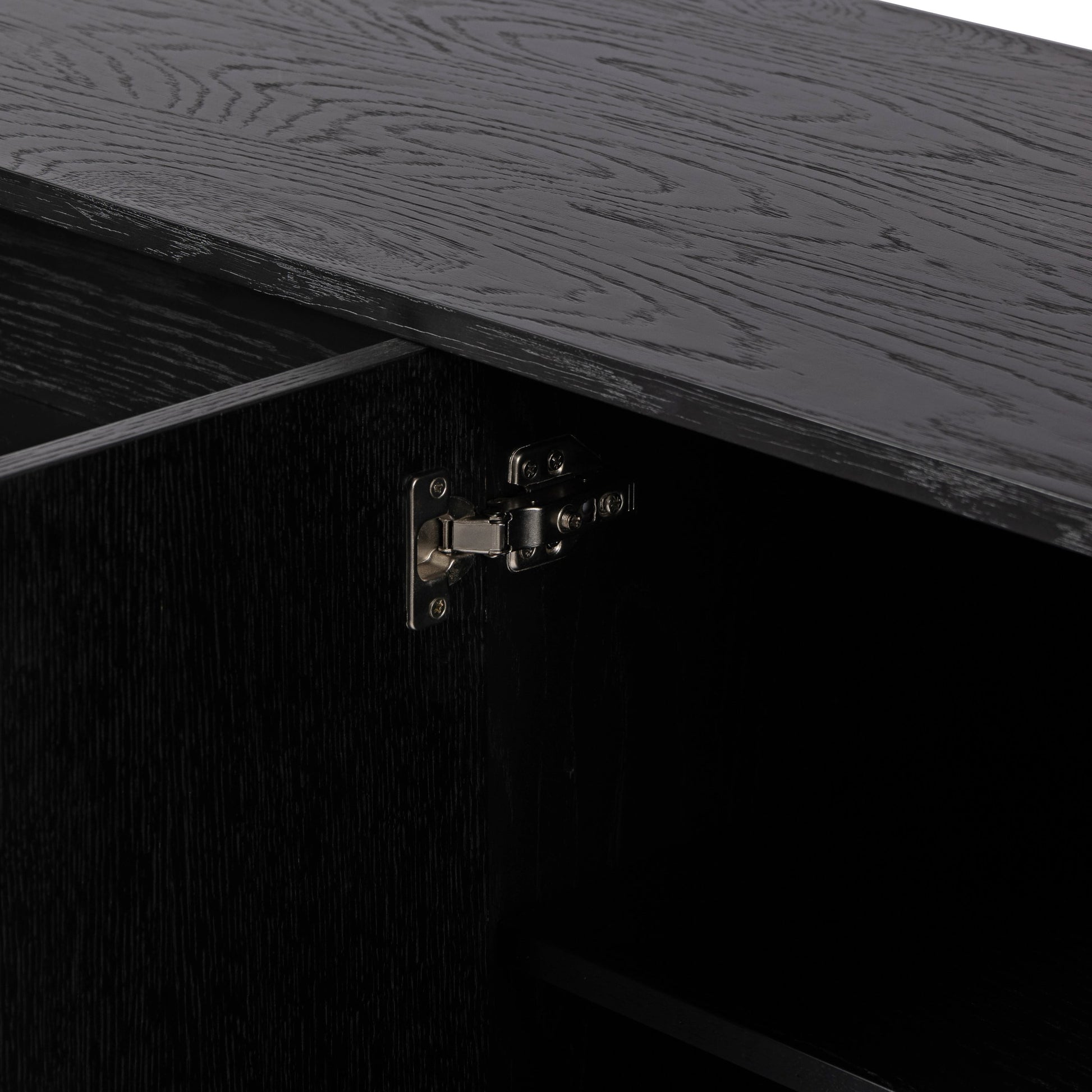 Pollard Media Console by Four Hands. Made from oak veneer, solid oak in a modern style.