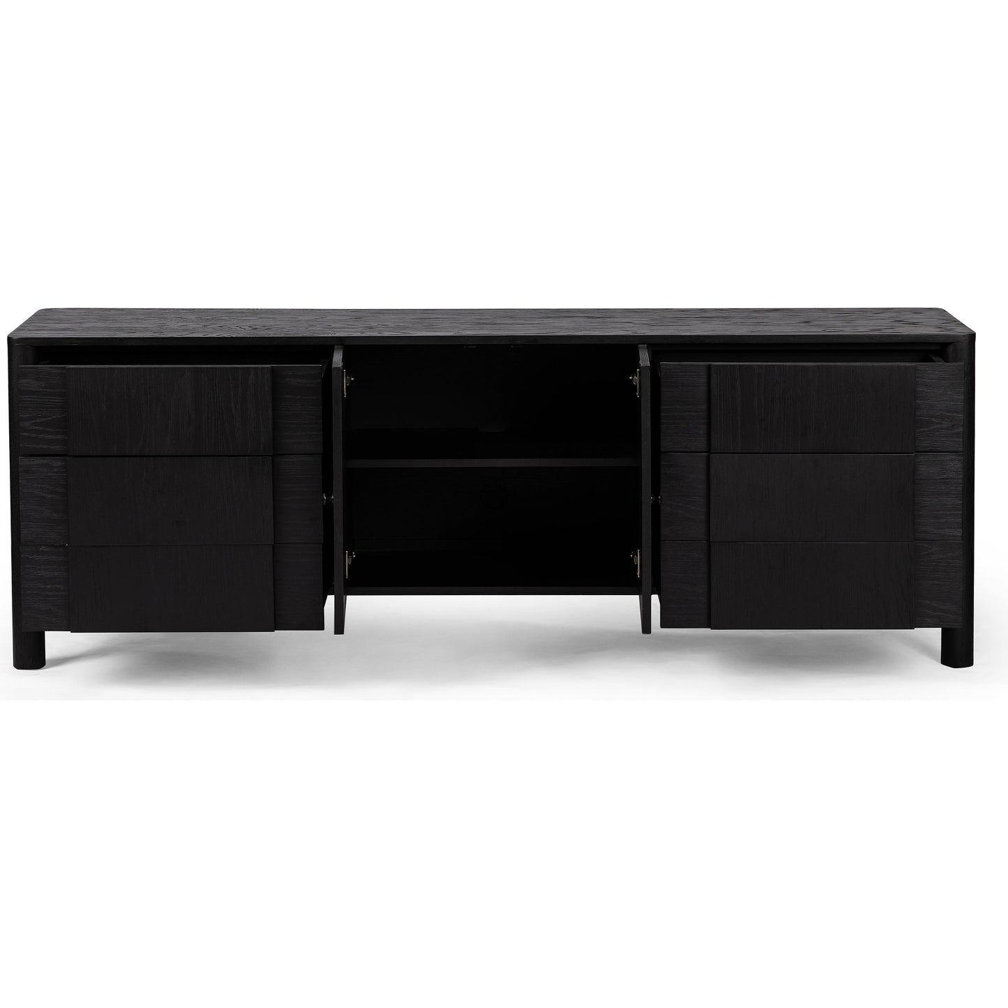 012 SI-1977701 | Additional Silo | Pollard Media Console by Four Hands. Made from oak veneer, solid oak in a modern style.