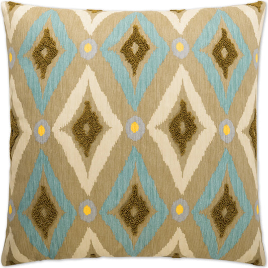 Modern Ikat Pillow by DV Kap Home. Made from 100% cotton in a unique style.