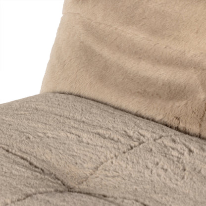 Miles Chair by Four Hands in boden pewter. Made from 100% polyester, solid ash in a modern style.