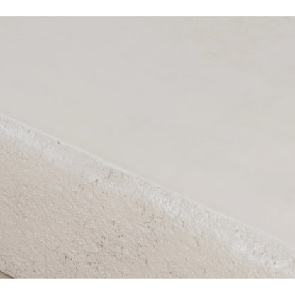 Otero Rectangular Outdoor Coffee Table by Four Hands. Made from concrete in a modern style.