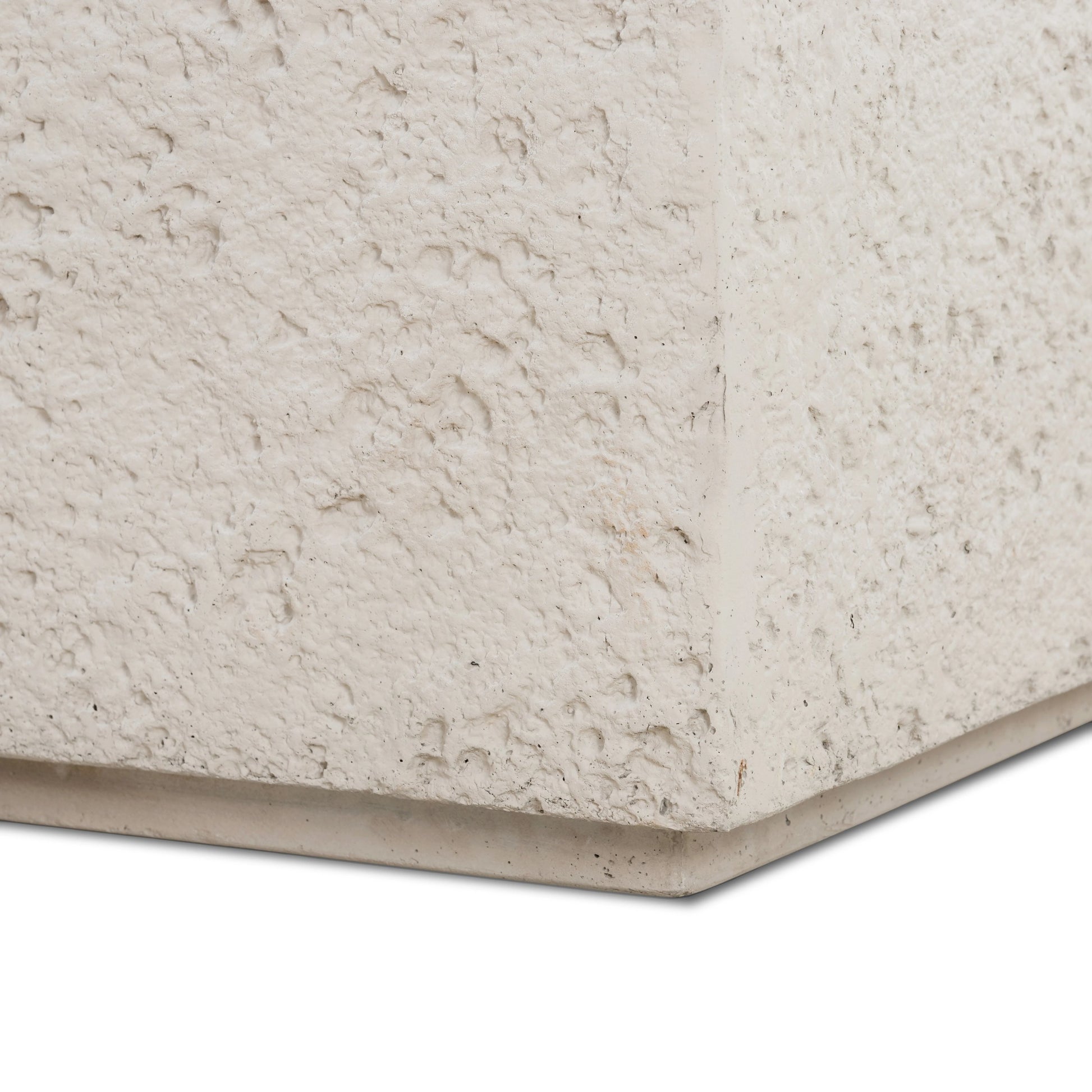 Otero Rectangular Outdoor Coffee Table by Four Hands. Made from concrete in a modern style.