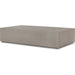 Otero Rectangular Outdoor Coffee Table by Four Hands. Made from concrete in a modern style.